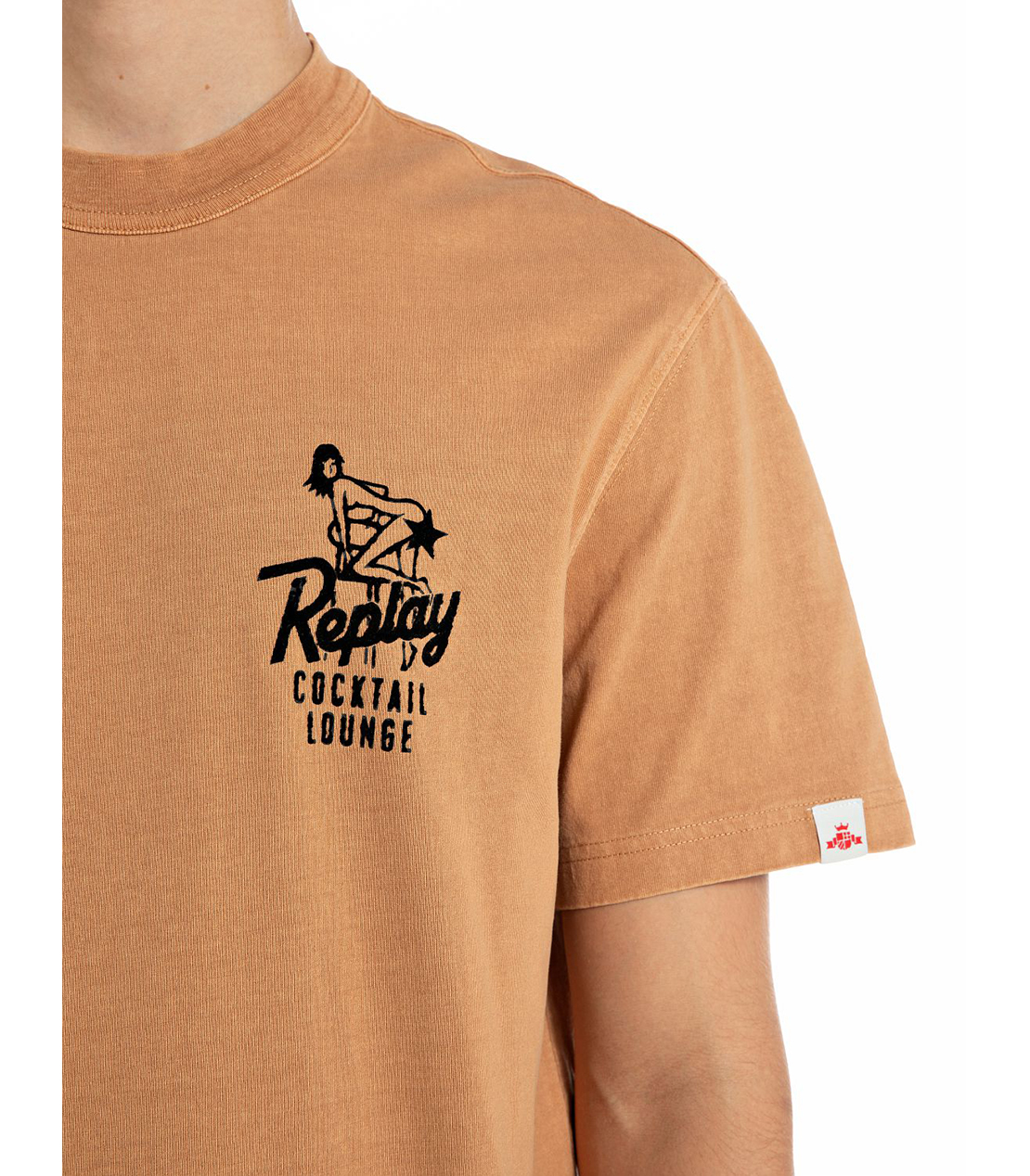 リラックスフィット コットンジャージー グラフティーTシャツ 詳細画像 ライトオレンジ 4